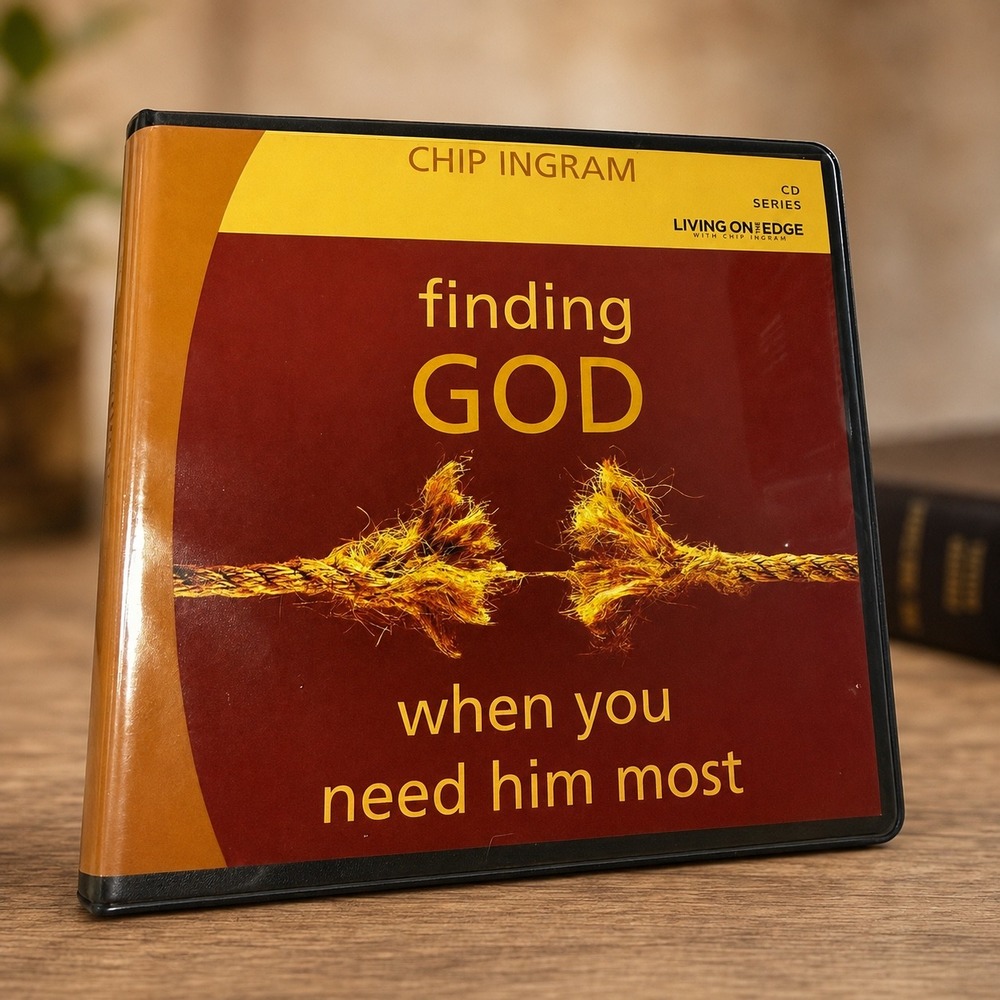 Chip Ingram Finding God When You Need Him Most 7 CD Christian Audio Series Great
